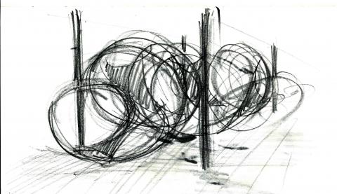 Callum's perspective sketch