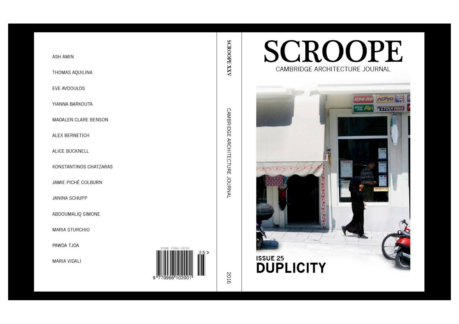 Scroope Current Issue