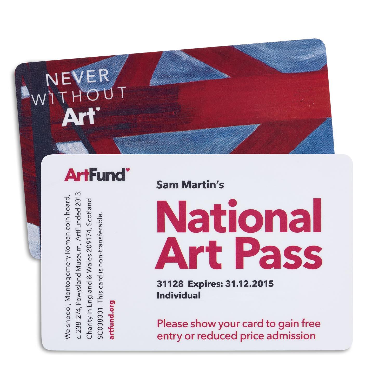 SECOND CHANCE TO GET A FREE STUDENT NATIONAL ART PASS - If you sign up before January 30th. As part of our partnership with the Art Fund, we're offering History of Art and Architecture students a FREE Student National Art Pass. 